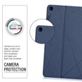 thumbnail image 5 of Dteck Case for Samsung Galaxy Tab A 10.1" SM-T510 (2019 Released), Luxury Leather Rhombus Patterned Wallet Card Holder Cover Folio Protective Kickstand Cover,Blue, 5 of 5