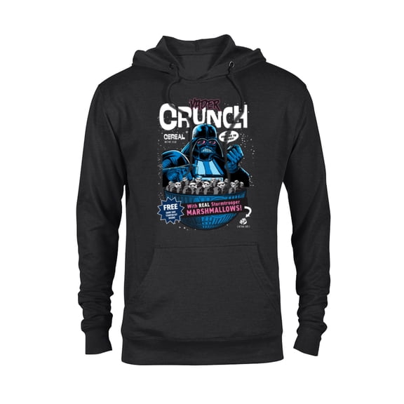 Star Wars Vader Crunch Breakfast Cereal Retro - Pullover Hoodie for Adults - Customized-Black
