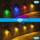 thumbnail image 3 of Luces alimentadas por energía solar, luces de escalera de inducción impermeables para exteriores, luces de pared para patio y decoración de jardín al aire libre, 3 of 3