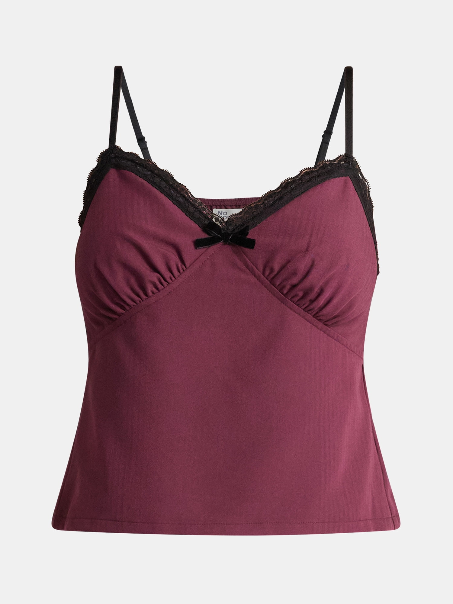 No Boundaries Sweetheart Tank Top with Lace Trim, Women's