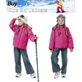 thumbnail image 5 of Lavenicole Kids Girls Winter Ski Jacket Fleece Lined Windproof Waterproof Jackets Removable Hood, 5 of 7