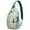 Alpaca Face Sl, variant on Mystical Unicorn and Rainbow Sling Backpack for Women, Cute Fantasy Animal Crossbody Bag with Galaxy, Moon, and Stars Pattern