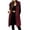 Wine, variant on cocolona Long Puffer Vest for Women Trendy Hooded Sleeveless Stand Collar Button Down Long Coat Quilted Winter Warm Snow Overcoat with Pocket