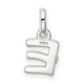 thumbnail image 3 of Auriga 925 Sterling Silver Letter E with Enamel Pendant for Women, 3 of 6