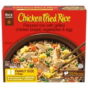 Rice Gourmet Chicken Fried Rice Family Size Frozen Meal, 2 ct Bags