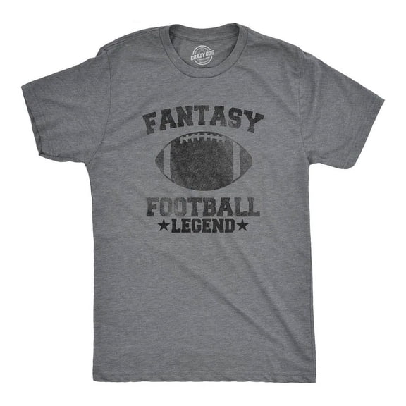 Velto Mens Fantasy Football Legend T-Shirt Season Graphic Dad Gameday All Size S-5XL