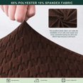 thumbnail image 3 of 2024 Housse de Canapé Extensible à 4 Pcs Motif Pied-de-Poule, Housse de Canapé, Coussins Séparés, Canapé Noir, 3 of 6