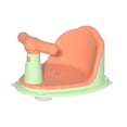thumbnail image 4 of Asiento de baño para bebé, Asiento de baño para recién nacido con asa desmontable, Asiento en el piso, tapete suave para sentarse, taburete de ducha, Naranja, 4 of 9