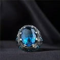 thumbnail image 2 of K-KED Elegant Women 925 Silver Wedding Cubic Zirconia Rings Party Delicate Jewelry Size 6-10-#3-7, 2 of 6