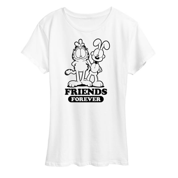Garfield - Friends Forever - Women's Short Sleeve Graphic T-Shirt