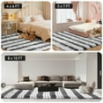 thumbnail image 2 of CozyDesg Soft Area Rugs for Living Room Bedroom,Large Rug Fluffy Fuzzy Shag Shaggy Soft Plush Carpet,Indoor Floor Carpet for Dining Room Home Decor,Light Gray & White, 2 of 7