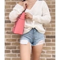 thumbnail image 2 of Michael Kors Womens Charlotte Large Top Zip Tote 35T0GCFT7L-Tea Tea Rose, 2 of 4
