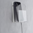thumbnail image 1 of VANCORE Clear Wall Mounted Charging Phone Holder Smart Phone Station TV Remote Control Holder Clear Wall Box for Phone, 1 of 5