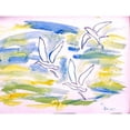 thumbnail image 1 of Betsy Drake TP941 Suspension Murale Extérieure 24 x 30 Po Trois Goélands, 1 of 3