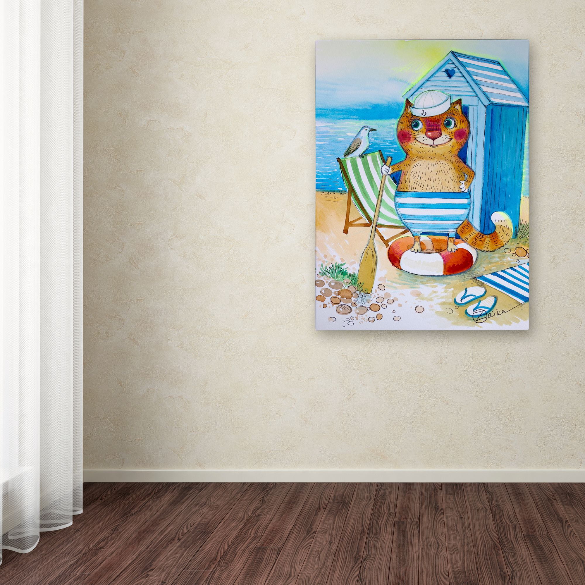 Trademark Fine Art 'Sea' Canvas Art by Oxana Ziaka