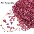 thumbnail image 3 of Unique Bargains Chips de Verre Métalliques Irrégulières Pailletées Rouges, 20g, 3 of 5
