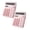 Pink-2Pcs, variant on Desktop Calculator, Pink 12-Digit Cute Calculator with Large LCD Display Big Button, Dual Power Solar and Battery Operated for Office Home Business Class
