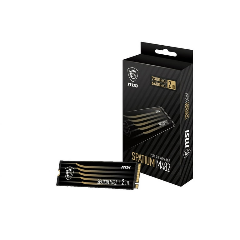 MSI M482 PCIe 4.0 NVMe M.2 2TB Internal Hard Drive MSI M482 PCIe 4.0 NVMe M.2 2TB Internal Hard Drive