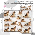 thumbnail image 5 of German Shepherd Dogs with Flowers Toddler Nap Mats for Kids Preschool,Sleeping Mat Bag or Kids,Toddler Sleeping Bag,Toddler Nap Mat or Daycare, 5 of 6