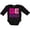 AB-Black, variant on Be Kind Logo in Pink and Purple Boys or Girls Long Sleeve Baby Bodysuit