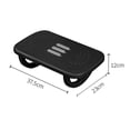 thumbnail image 3 of STAOEDU Rocking Foot Rest for Under Desk at Work, Comfortable Foot Stool Ergonomic Footrest with Foot Massage Feet Stand for Office & Home - Black, 3 of 8