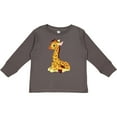 thumbnail image 3 of Inktastic Giraffe Boys or Girls Long Sleeve Toddler T-Shirt, 3 of 5
