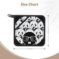 thumbnail image 3 of Sikiie Black Head Woman with Panda Hair Pot Holders Kitchen Insulation Mats Heat Resistant Pot-Holder Oven Anti-Scald Pads for Cooking Baking, 7.1*7.1inch, 3 of 8