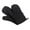 Black, variant on ionze Oven Mitts 1 Pair , High Heat Resistant Thicken Kitchen Cotton Oven Glove for Cooking (11 Inch )