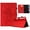 Red, variant on for Samsung Galaxy Tab S8 2022/Tab S7 2020 11" SM-X700/X706/T870/T875/T878, Premium Luxury PU Leather Cover/Smart Folio with Dual Stand & Auto Sleep/Wake Case Cover with Pen Slot & Card Slots, Black