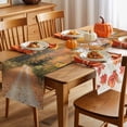 thumbnail image 5 of Fall Table Runner Thanksgiving Autumn Forest Table Runners Fallen Maple Leaves Tree Cotton Linen Dresser Scarf Kitchen Dining Table Decor for Fall Holiday Party Decor 13x90 Inch, 5 of 9