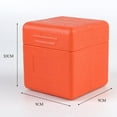thumbnail image 3 of relayinert Boîte de Rangement pour Réchaud de Camping Compact Étui Léger avec Couvercle Orange 10x9x9cm 1ensemble, 3 of 6