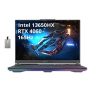 ASUS ROG Strix G16 Gaming Laptop, 16'' WUXGA 165Hz Display, Intel Core i7-13650HX, NVIDIA GeForce RTX 4060, 4zone RGB Backlit Keyboard, Win 11 Pro, Gray, 128GB USB Business Card(64GB DDR5 | 2TB SSD)