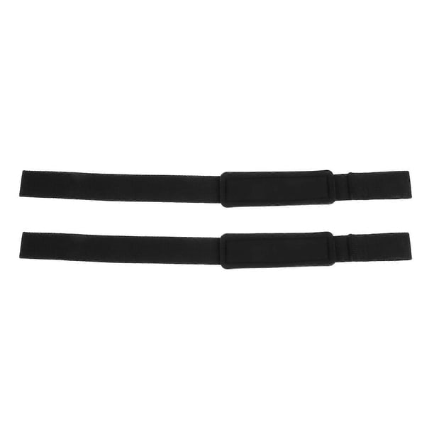 Professional Weight Lifting Wrist Straps For Athletes 55X5CM Black SBR Material Protect Wrists 2Pcs