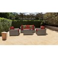 thumbnail image 6 of TK Classics Monterey Wicker 5 Piece Patio Conversation Set with Club Chair and 2 Sets of Cushion Covers, 6 of 10