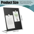 thumbnail image 3 of dgysar [Magnetic] 11x8.5 Inch Desktop Memo Display Board L-Shaped Metal Bulletin Stand for Office Notice Board Home Message Display Restaurant One Size 1-Pack, 3 of 8