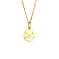 thumbnail image 4 of Elli by Julie & Grace Smile Face Emoji Crystals Necklace 925 Silver For Women, 4 of 6