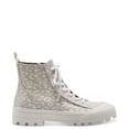 thumbnail image 2 of Lucky Brand Eisley Natural White Lace Up High Top Sneaker Combat Lug Sole Boots (Natural White, 8.5), 2 of 6
