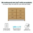 thumbnail image 3 of DaVinci Charlie 6-Drawer Double Dresser, 3 of 7