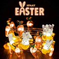thumbnail image 4 of Easter Decorations Led Bunny Carrot String Lights Easter Decor Spring Rabbit Fairy Lights For Easter Basket Decor, 4 of 5