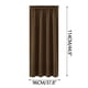 thumbnail image 3 of Paquete de 2 Cortinas de Seda Lisas con Aislamiento Térmico y Ahorro de Energía Opacas y, Café MNFD, 3 of 6