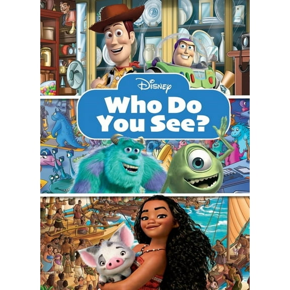 Disney: Who Do You See? Look and Find, (Hardcover)