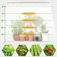 thumbnail image 3 of DONGPAI T5 LED Grow Lights 2pcs x 10 Watts, 5000K White Full Spectrum Plant Light Strips for Indoor Plants, Shelves Greenhouse Seedling, End-to-End Connectable with V-Shaped Reflector, 3 of 8