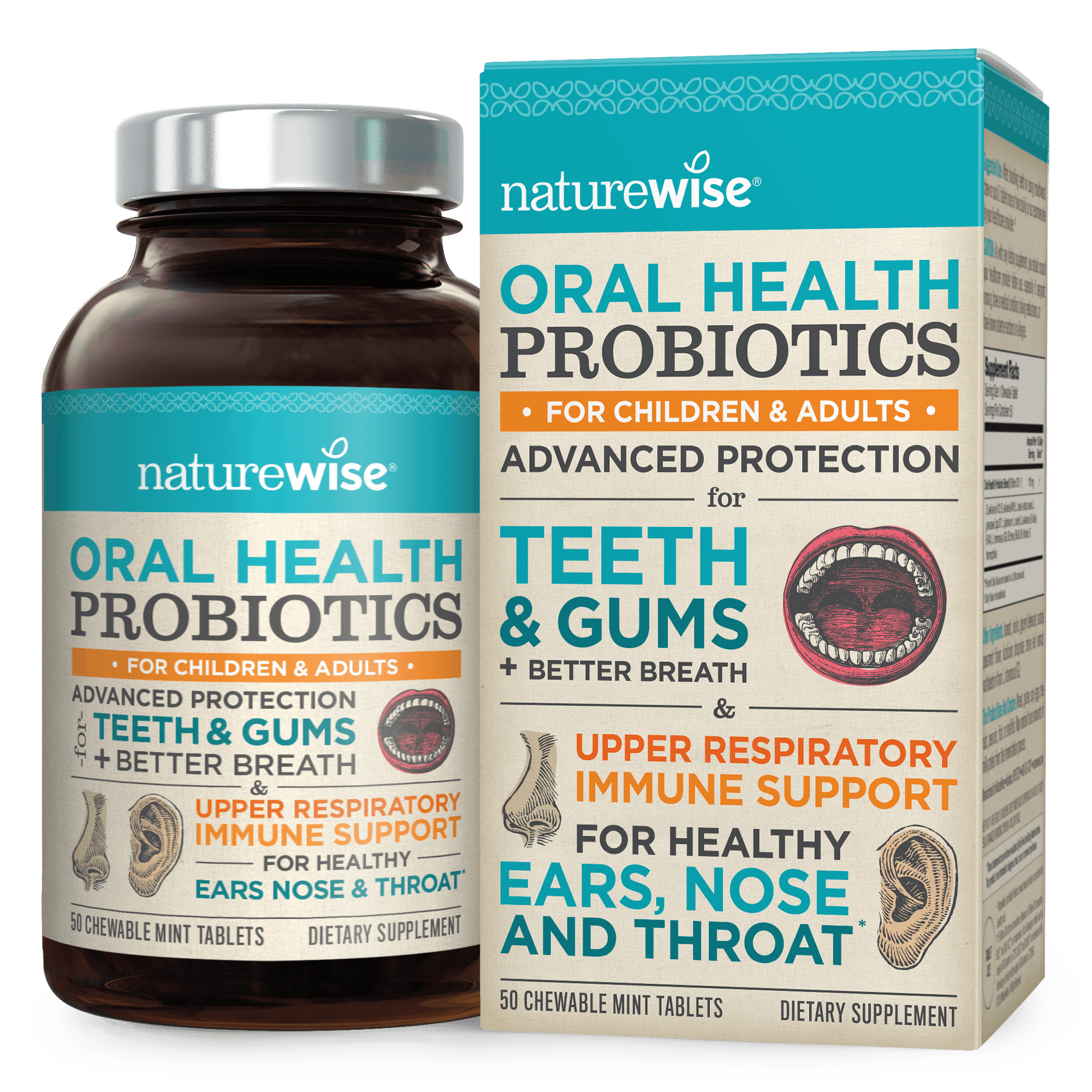 Naturewise Oral Health Probiotics Count Walmart Com