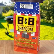 B & B Charcoal B & B Charcoal 00073 Organic Oak Charcoal Briquettes, 8.8 Lbs