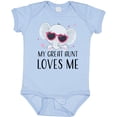 thumbnail image 3 of Inktastic Elephant My Great Aunt Loves Me Boys or Girls Baby Bodysuit, 3 of 5