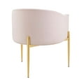 thumbnail image 3 of Modway Savour Tufted Performance Velvet Accent Chair, Pink, 3 of 9