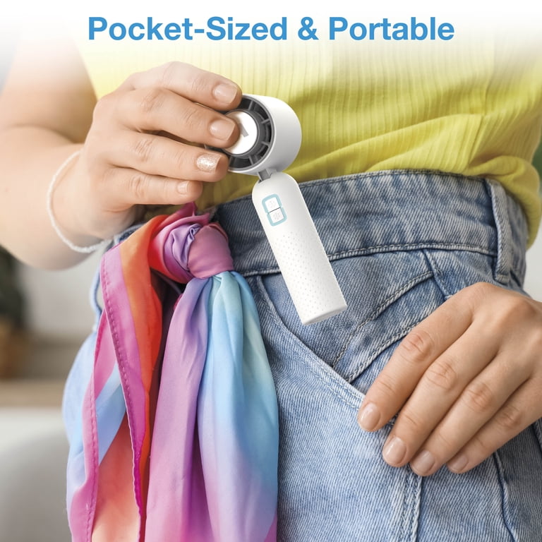 Cool Touch Portable Handheld Fan, 4-Speed White photo 2