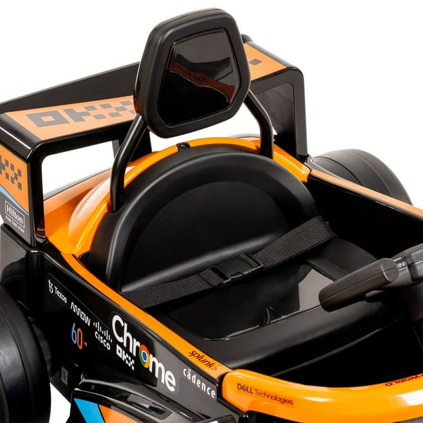 Voiture de course McLaren F1, batterie de 12v, jouet porteur pour