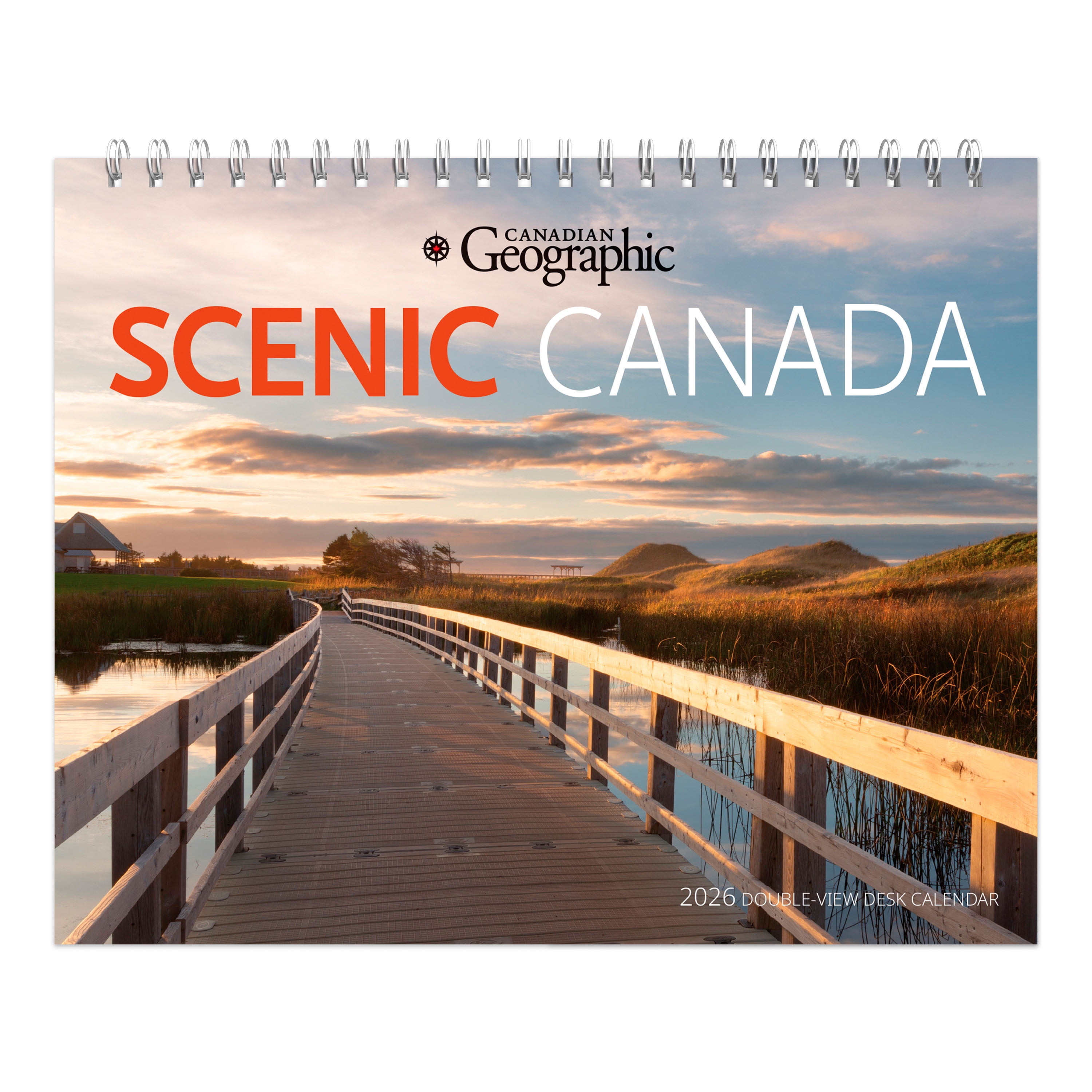Canadian Geographic Scenic Canada 2026 Double View Easel Wyman