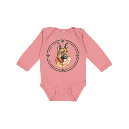 

Inktastic German Shepherd Dog Art Gift Gift Baby Boy or Baby Girl Long Sleeve Bodysuit